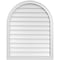 Ekena Millwork Round Top Surface Mount PVC Gable Vent w/ 2"W x 1-1/2"P Brickmould Frame, 30"W x 38"H GVPRT30X3802SN - alternate 1